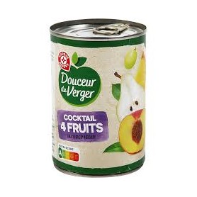 COCKTAIL SIROP LEGER 1/2 250G DOUCEUR DU VERGER