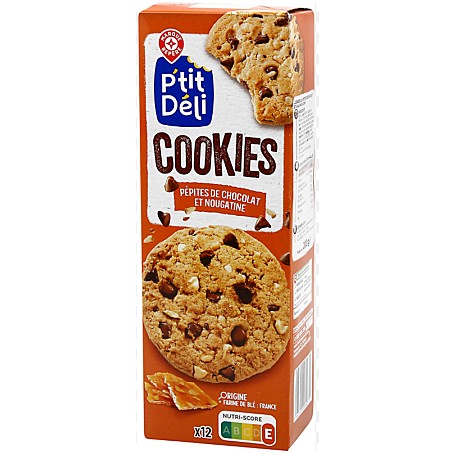 Cookies nougatine chocolat - 200 g Pti Deli