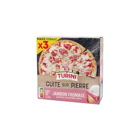 PIZZA JAMBON FROMAGE X3 TURINI  1.05K