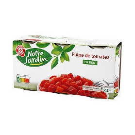 PULPE TOMATE (3X400Grs) NOTRE JARDIN 1.2KG