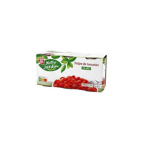 PULPE TOMATE (3X400Grs) NOTRE JARDIN 1.2KG