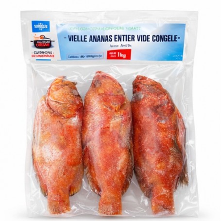 Poissons rouges entier  - 1kg