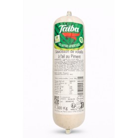 Saucisson de volaille à l'ail au piment - TAÏBA - 300g