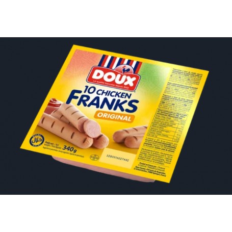 SAUCISSES POULET X10  340G