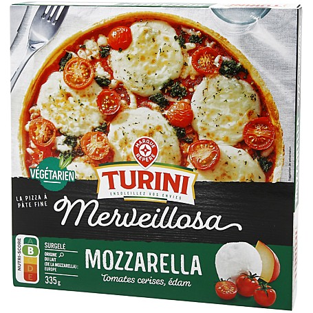 PIZZA MERVEILLOSA MOZZARELA 335G SURG TURINI