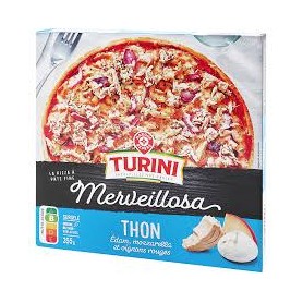 PIZZA MERVEILLOSA THON 355G SURG TURINI