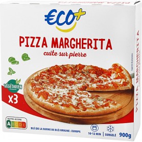 PIIZA MARGHERITA CUITE SUR PIERRE X3 - ECO+ - 900G (3X300G)