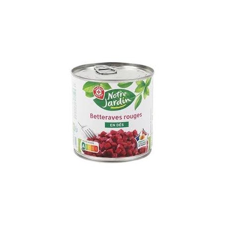 Betteraves en dés - Notre Jardin - 265 g