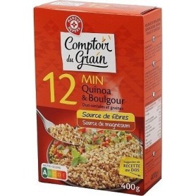 QUINOA BOULGOUR COMPTOIR DU GRAIN 400GRS