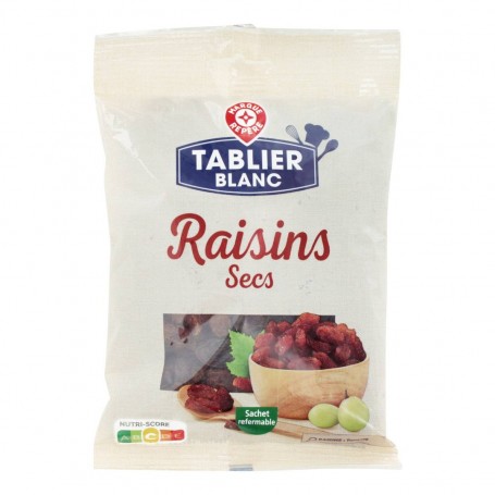 RAISINS SECS TABLIER BLANC 250GRS