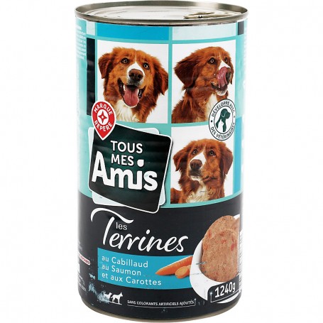TERRINE CABILLAUT ET SAUMON - TOUS MES AMIS - 1.24K