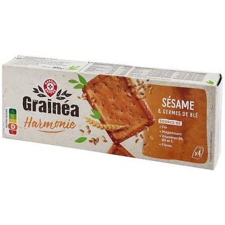 Biscuits aux Germes de Blé et Sésame - NATVIE - 200g