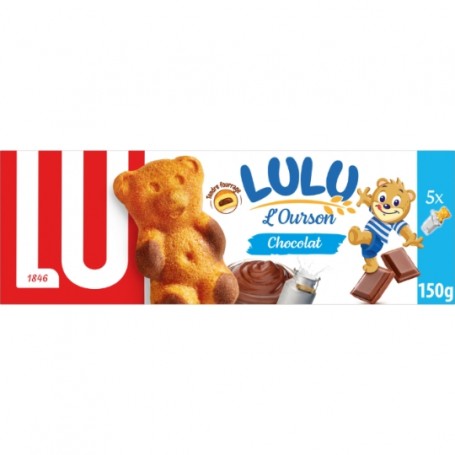 Biscuit Choco Lait LULU L'Ourson  x5 - 150g