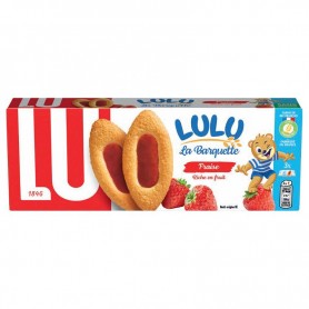 Biscuit Lulu La Barquette Fraise  LU 120Grs
