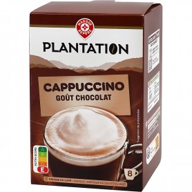 CAPPUCCINO CHOCOLAT 8 SACHETS- PLANTATION- 144GR
