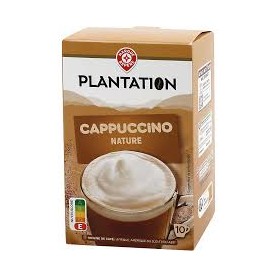 CAPPUCCINO NATURE 10SACS 140GR + 1 POUDREUSE 7G - PLANTATION- 147GR