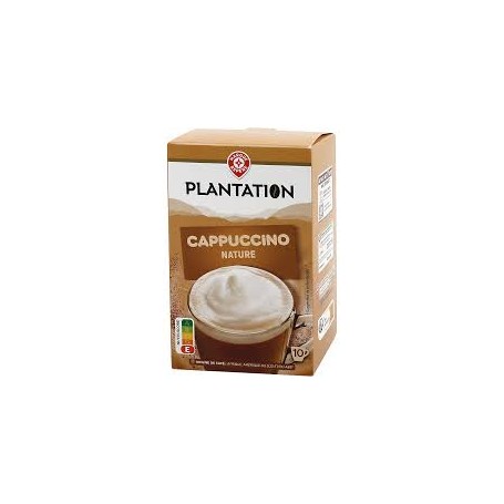 CAPPUCCINO NATURE 10SACS 140GR + 1 POUDREUSE 7G - PLANTATION- 147GR