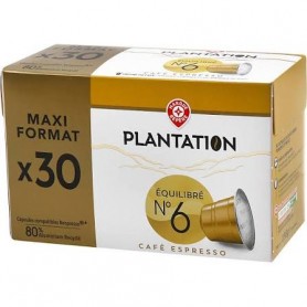 CAPSULES ALU CAFE EQUILIBRE n6 X30 156G PLANTATION
