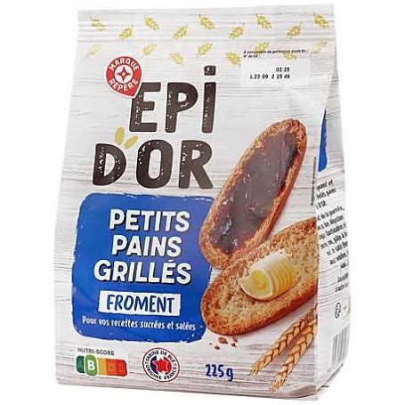 PAIN SUED FROMENT EPI D'OR 225