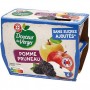 Purées pomme pruneaux SSA - Douceur du Verger - 4 x 100 g