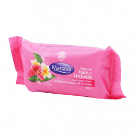 Savon Manava Fleur de Tiaré orchidée 100g