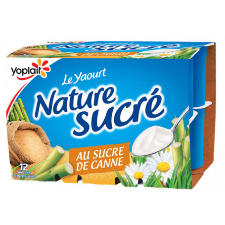 YAOURT SUCRE YOPLAIT X12