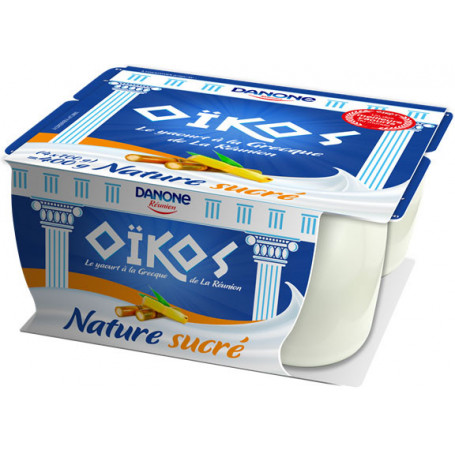 OIKOS NATURE SUCRE 100GX4