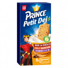 Prince Petit Dej Biscuits Petit Déjeuner Céréales Prince LU 300Grs