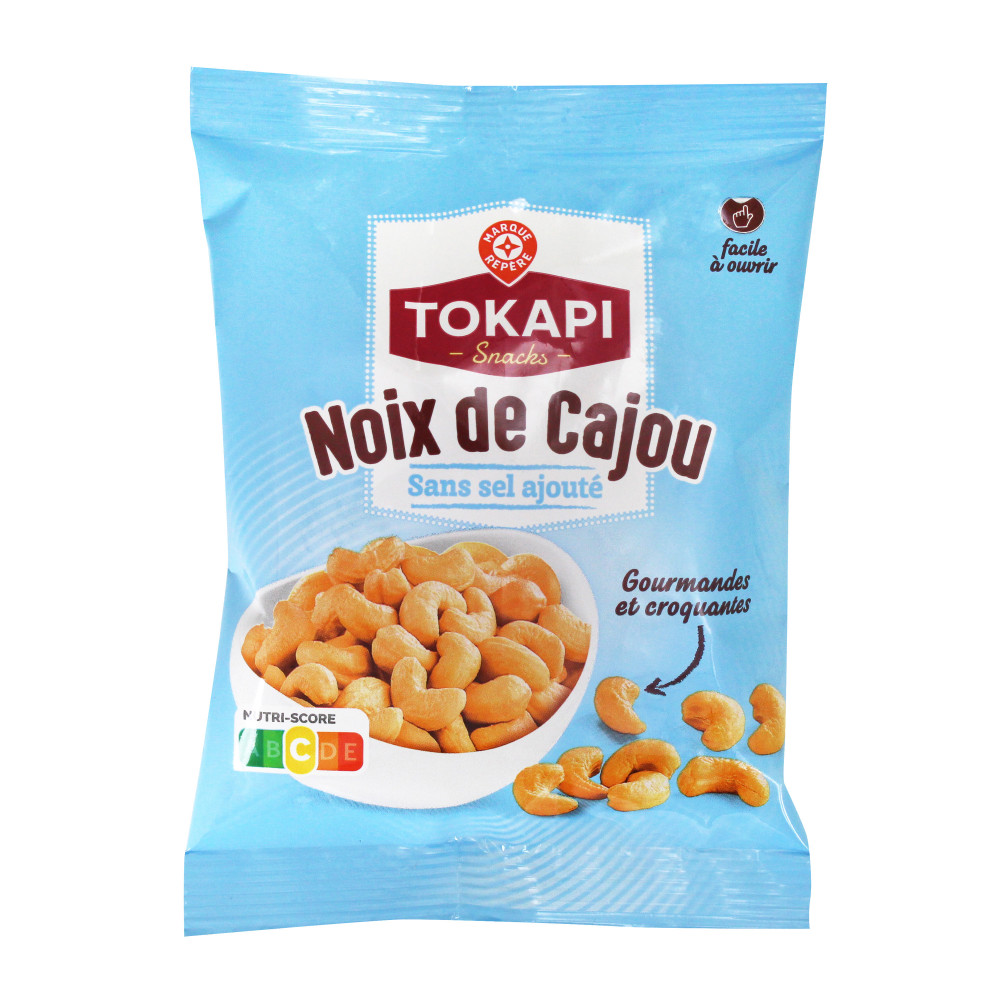 NOIX CAJOU sans sel ajoutéTOKAPI 125G - Drive Z'eclerc