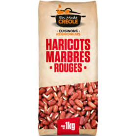 HARICOTS MARBRES ROUGE MODE CREOLE 1KG