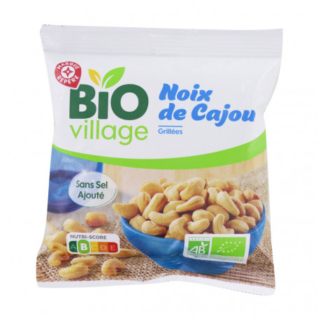 Noix de cajou grillées BIO VILLAGE 100g