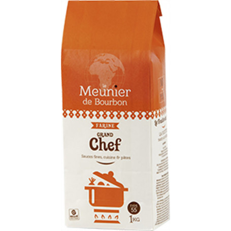 FARINE GRAND CHEF LE MEUNIER DE BOURBON 1KG