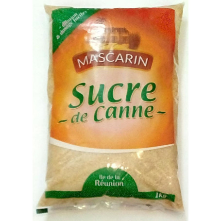 SUCRE DE CANNE 1KG MASCARIN