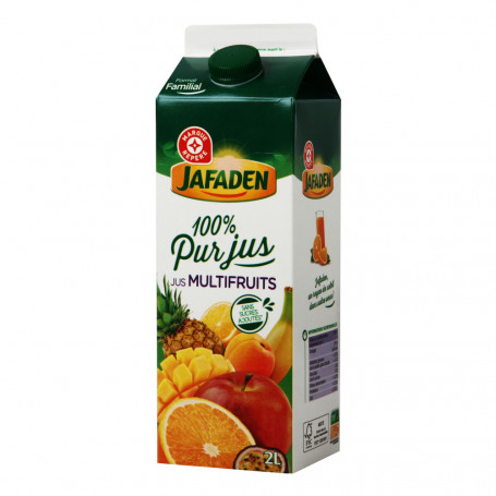 Jus multifruits Jafaden Pur jus Brique- 2L