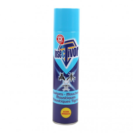 Insecticide Insectivor guepes Mouches moustiques - 400ml