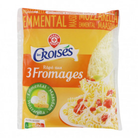 Râpé aux 3 Fromages - LES CROISES - 200g