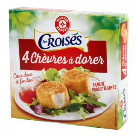 4 CHÈVRES À DORER 23% MAT.GR 100GR