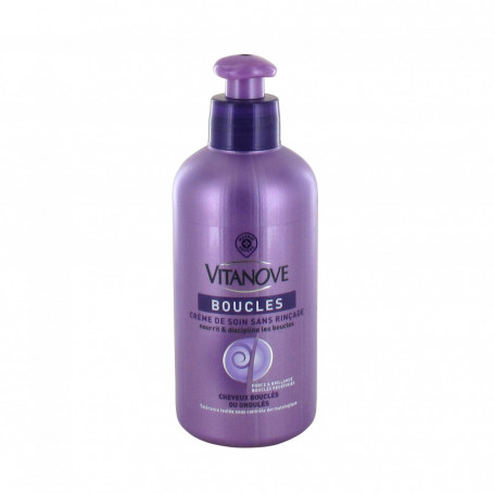 Crème de soin cheveux Vitanove Boucles sans rinçage 200ml