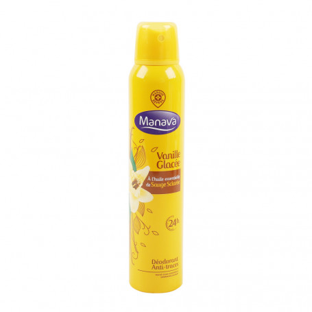 Déodorant Manava fraîcheur Vanille glacée spray 200ml