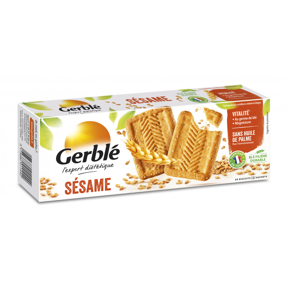 Biscuit sans sucres sésame et vanille Gerblé