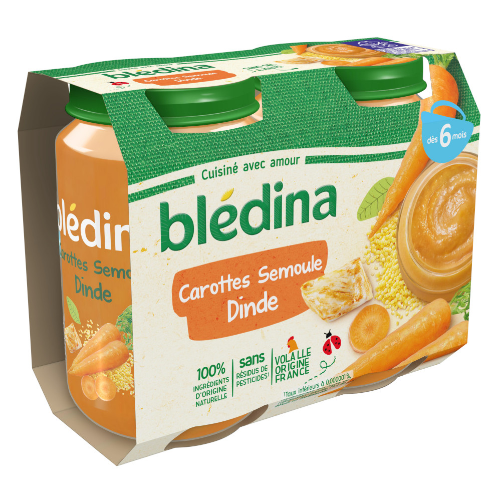 Bledina Pots Sales Carottes Semoule Dinde 2x0g Des 6 Mois Drive Z Eclerc Bledina Pots Sales Carottes Semoule Dinde 2x0g Des 6 Mois Drive Z Eclerc