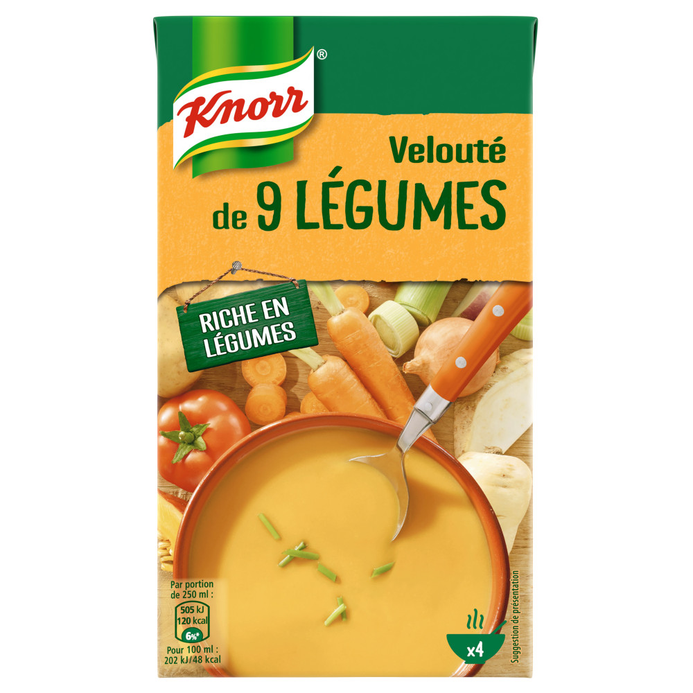 Soupe déshydratée aux 9 légumes