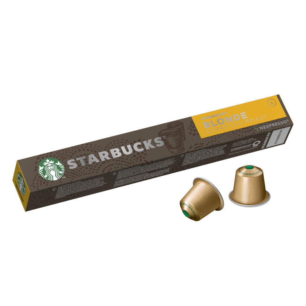 Capsules Café Nespresso Blonde Espresso RoastX10 STARBUCKS 53Grs - Drive  Z'eclerc