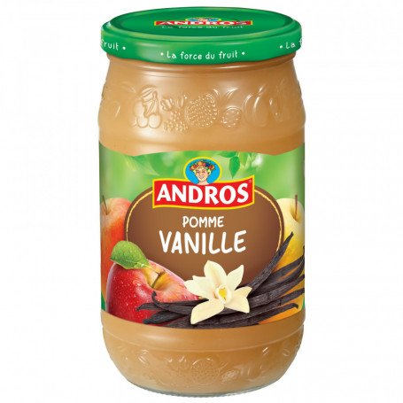 DESSERT POMMES VANILLE ANDROS 750GRS BOCAL