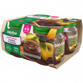Bledina Pot Fruits 4x130g Pommes Pruneaux Des 4 6 Mois Drive Z Eclerc