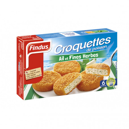 Croquettes Poisson MSC Ail et Fines Herbes 300g