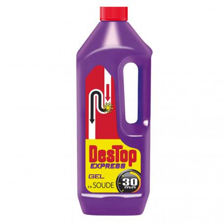 GEL DEBOUCHEUR EXPRESS A LA SOUDE - DESTOP - 1L