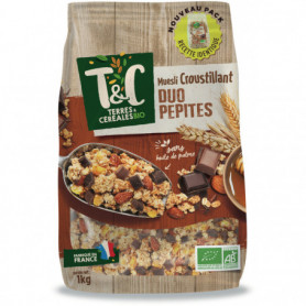 Muesli Duo Pépites Bio Terres et Céréales - 1kg