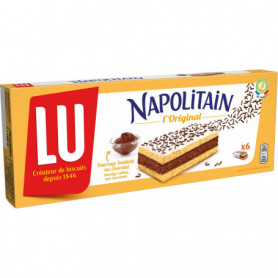 Gâteaux Lu Napolitain Classic x6 180g