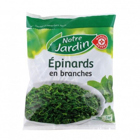 EPINARD EN BRANCHE NOTRE JARDIN 1KG